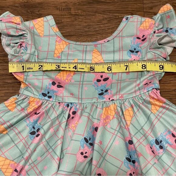 Dot Dot Smile Twirl Dress Mint Pink Blue Ice Cream Ghosts 12-24 Months - Picture 5 of 9